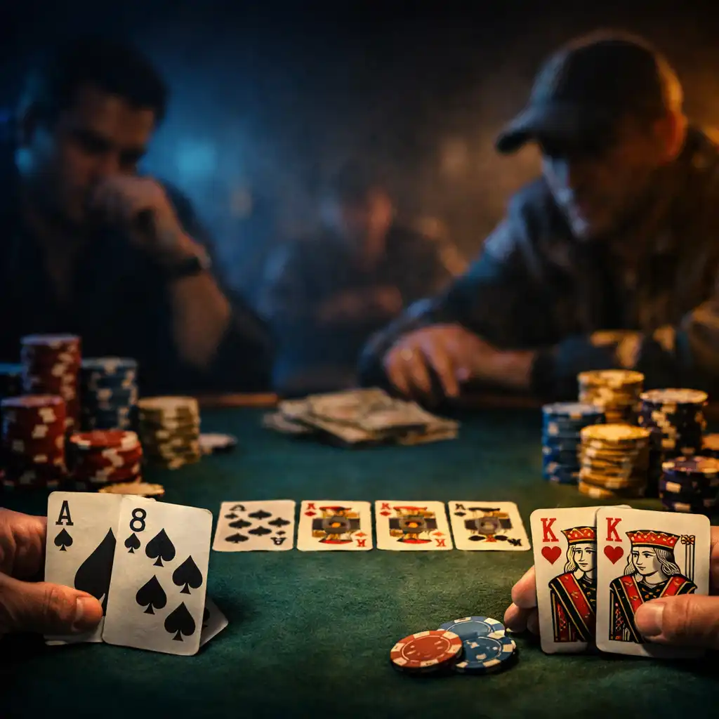 Napínavá pokerová handa